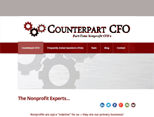 Tablet Screenshot of counterpartcfo.com